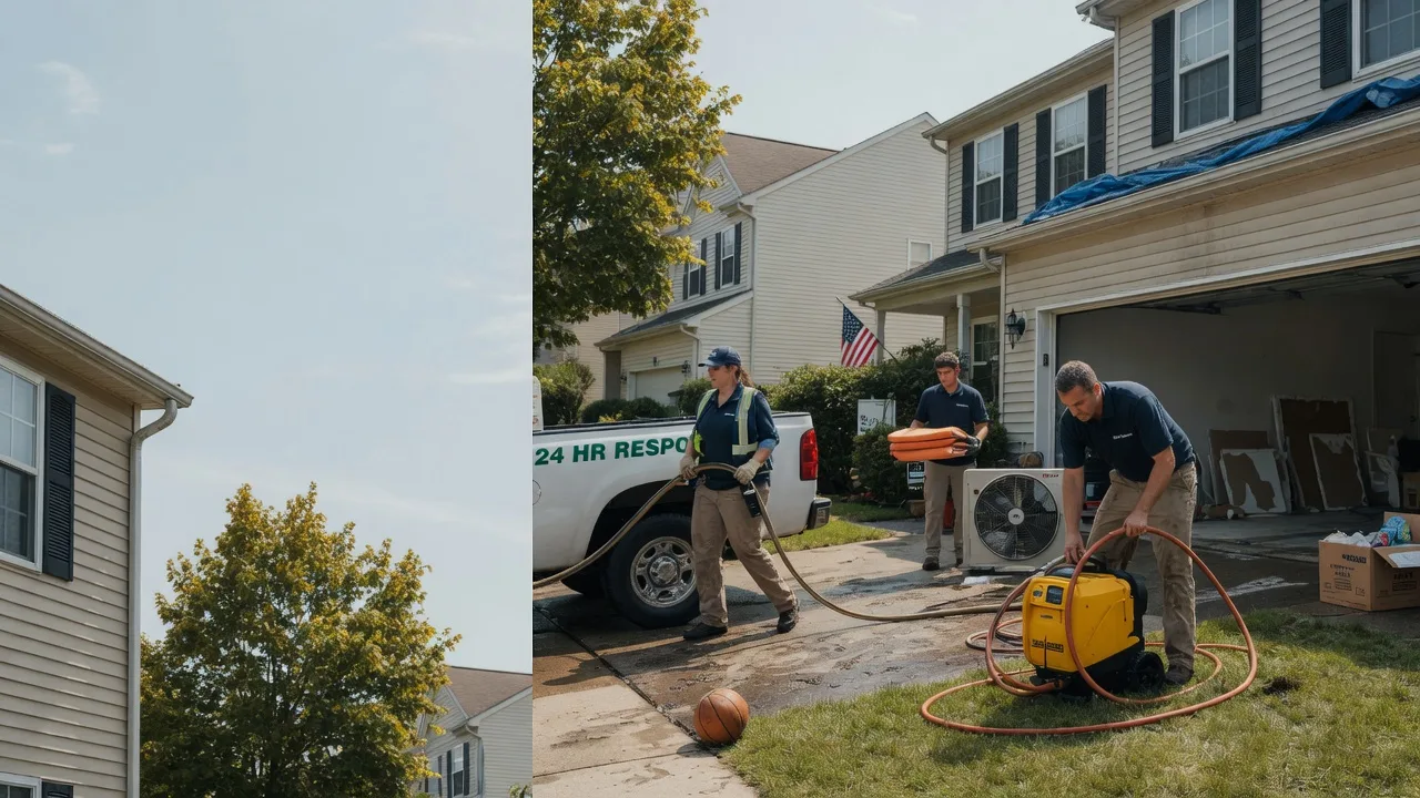 Emergency Water Damage Restoration in Hallieford, VA near me